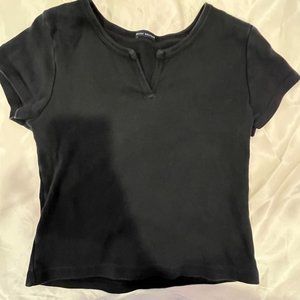 Brandy Melville Black Ashlyn Top